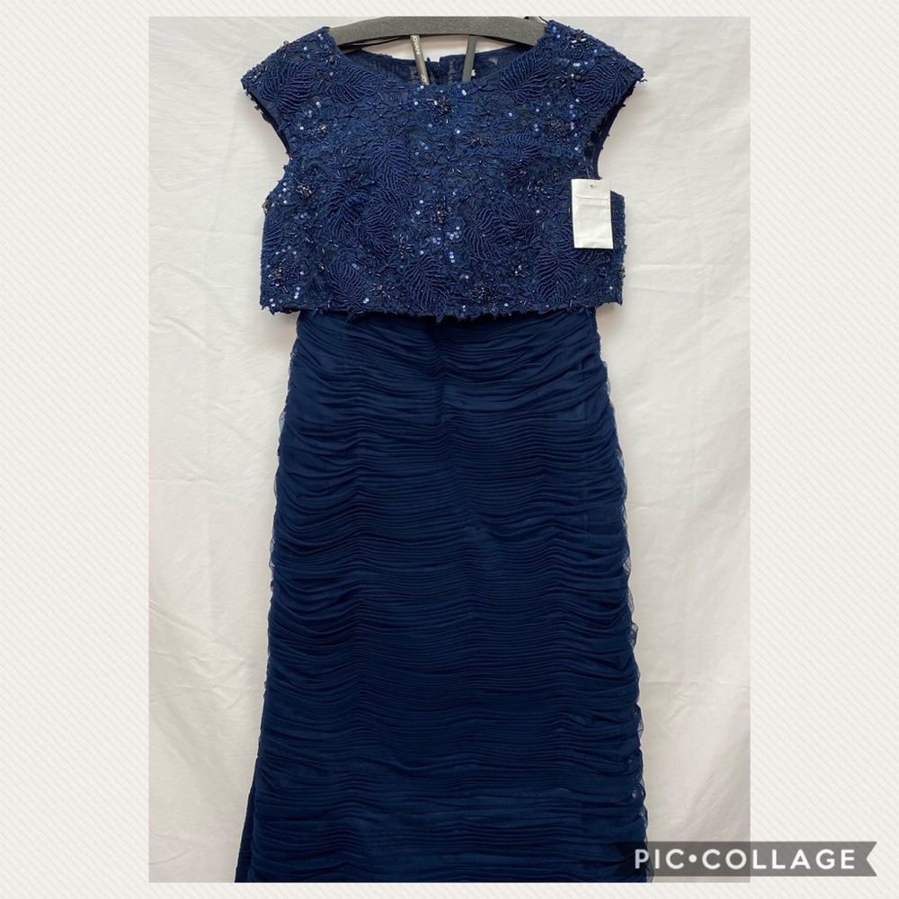 Jovani long two pc dress and top - Picture 2 of 9